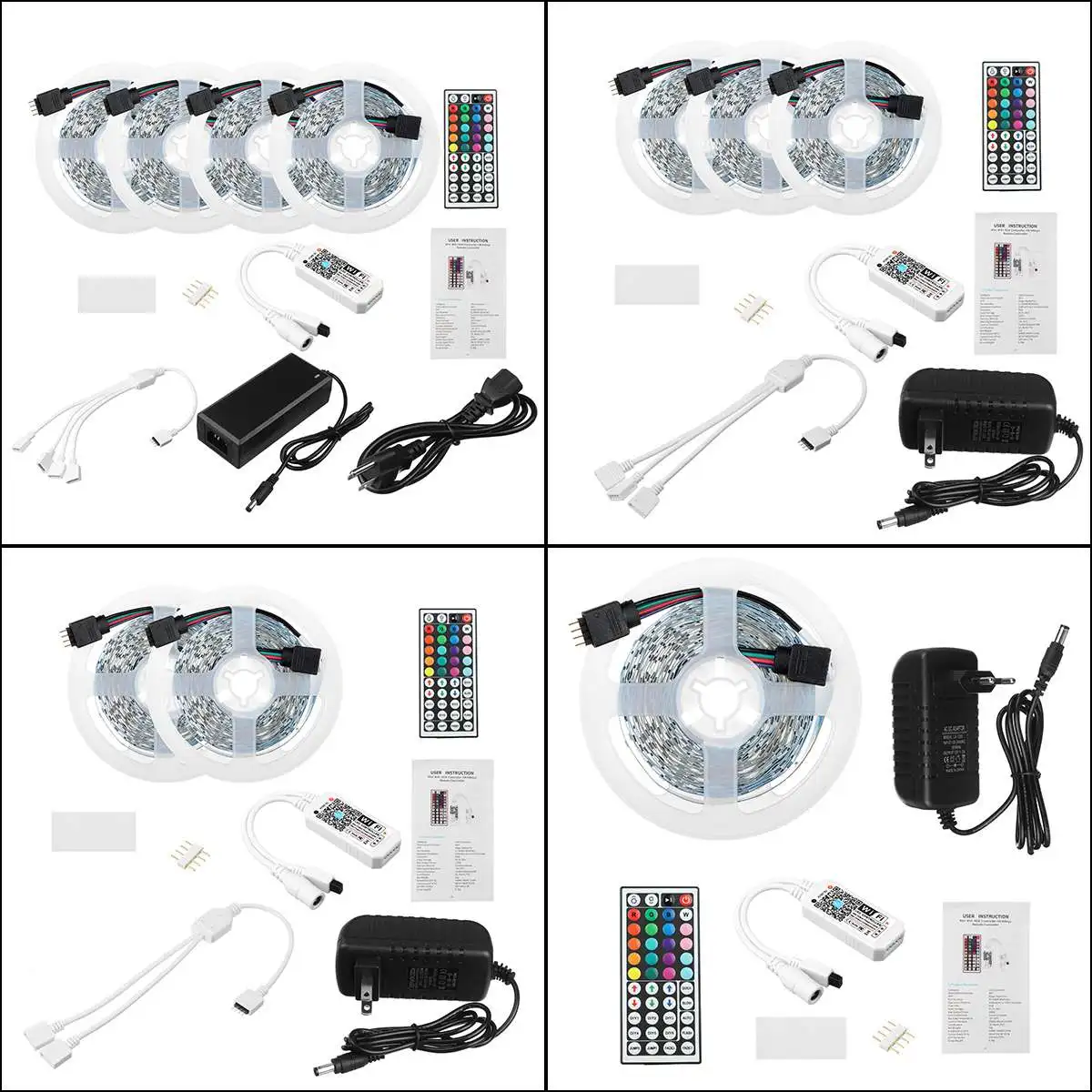 

WiFi LED Strip Lights 20M RGB 2835 SMD Flexible Ribbon Waterproof RGB Light 5M 10M 15M Tape Diode DC 12V TV Background Lighting