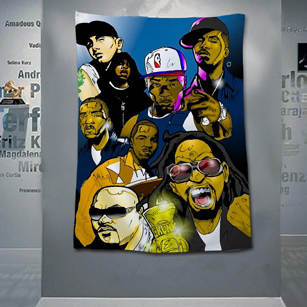 Наклейки в стиле хип-хоп для рок-музыки знаменитый стиль и баннер