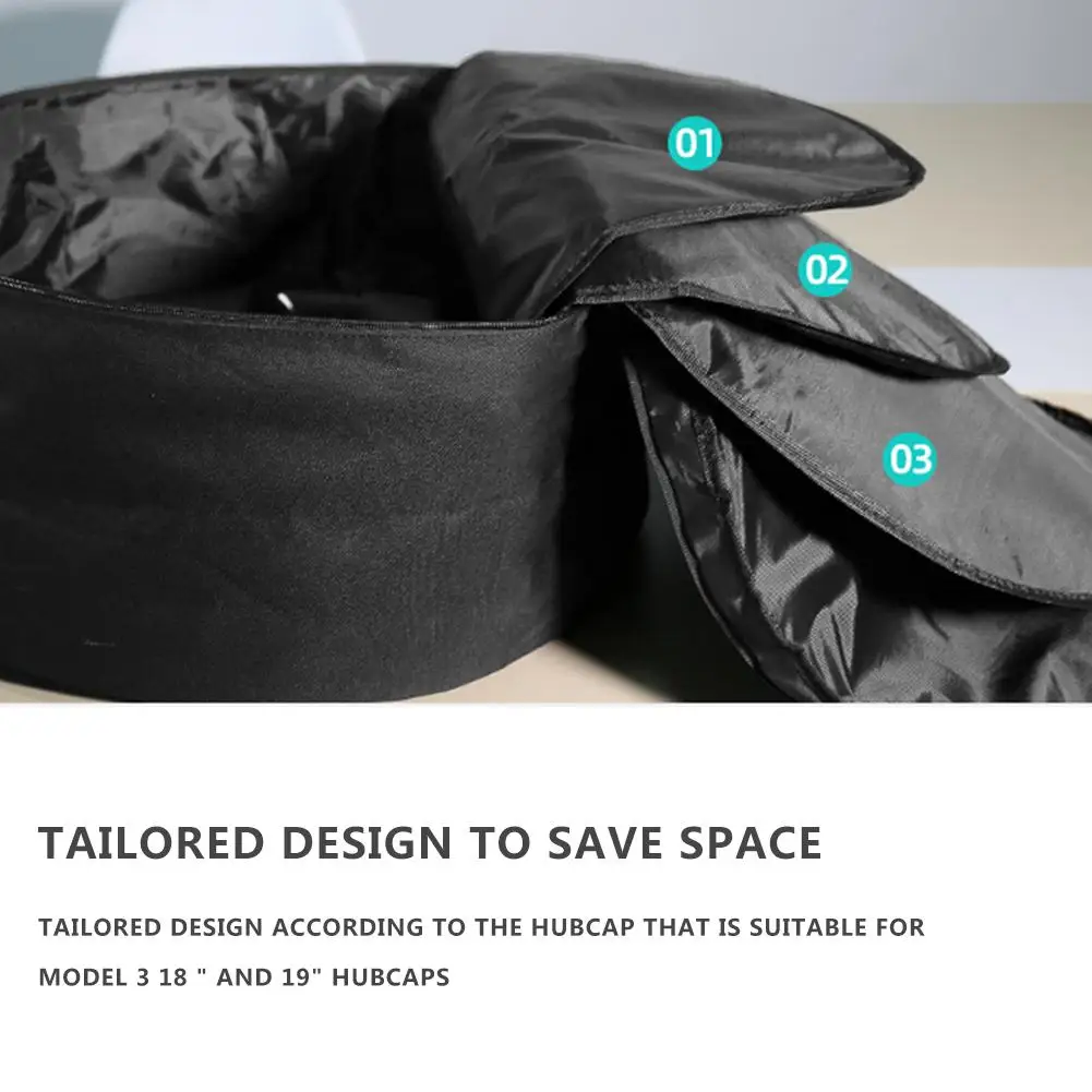 Сумка для хранения колпачков на колесах Tesla Model 3 чехол запасных шин 18 или 19 дюймов