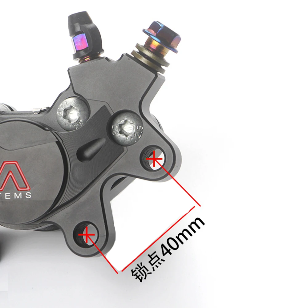 Мотоцикл RGM 40 мм Тормозной Суппорт тормозной насос с 30 мм* 4 поршень для Honda Yamaha Kawasaki Suzuki модификация
