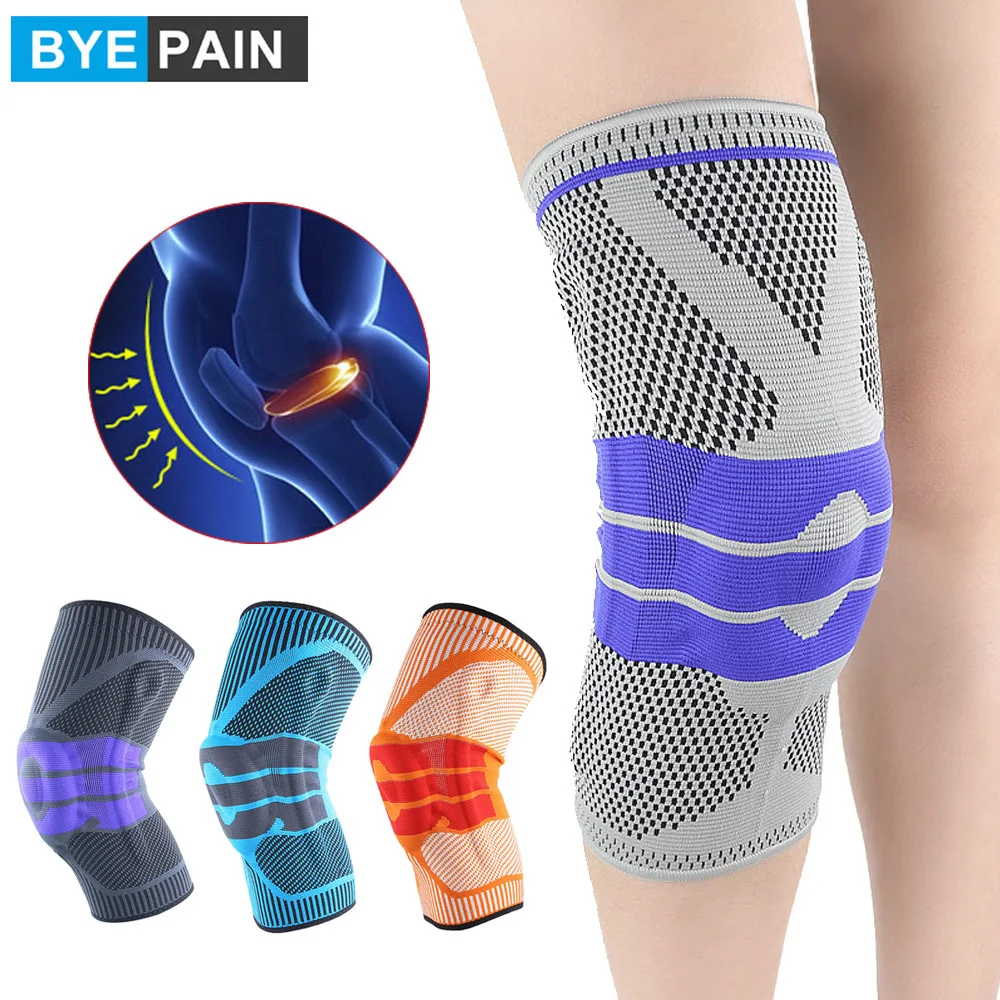 1 шт. компрессионный наколенник спортивный поддержка колена для бега баскетбола