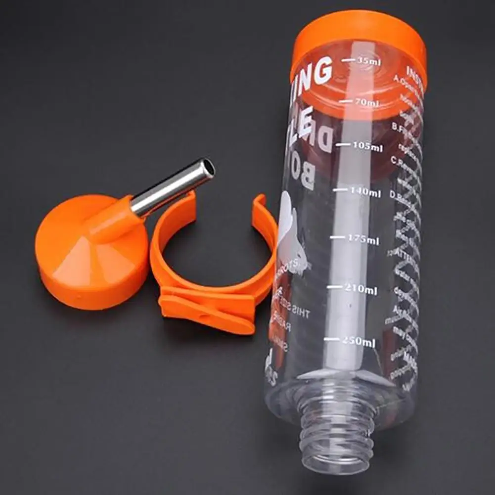 Portable 250ML Pet Drink Stainless bead design Steel Automatic Water Fountain Bottle Rabbit Hamster supplies поилка для коше | Дом и