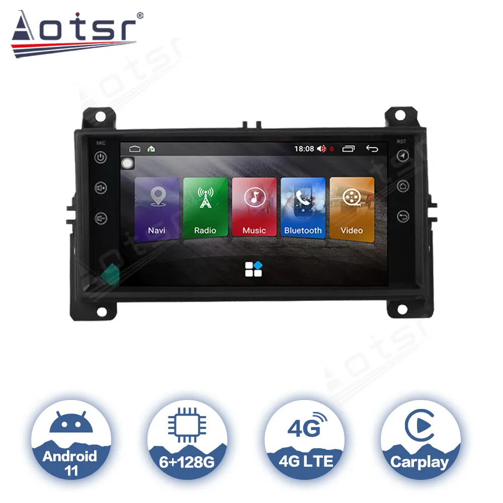 

For Jeep Grand Cherokee 2008 - 2013 Android 11 Car Radio Central Multimedia Player GPS Navigation DSP 4G LTE CarPlay AutoRadio