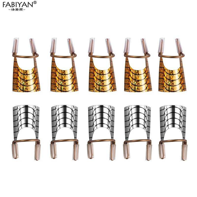 Металлическая форма 5 шт. для дизайна ногтей C изогнутая направляющая выдвижения