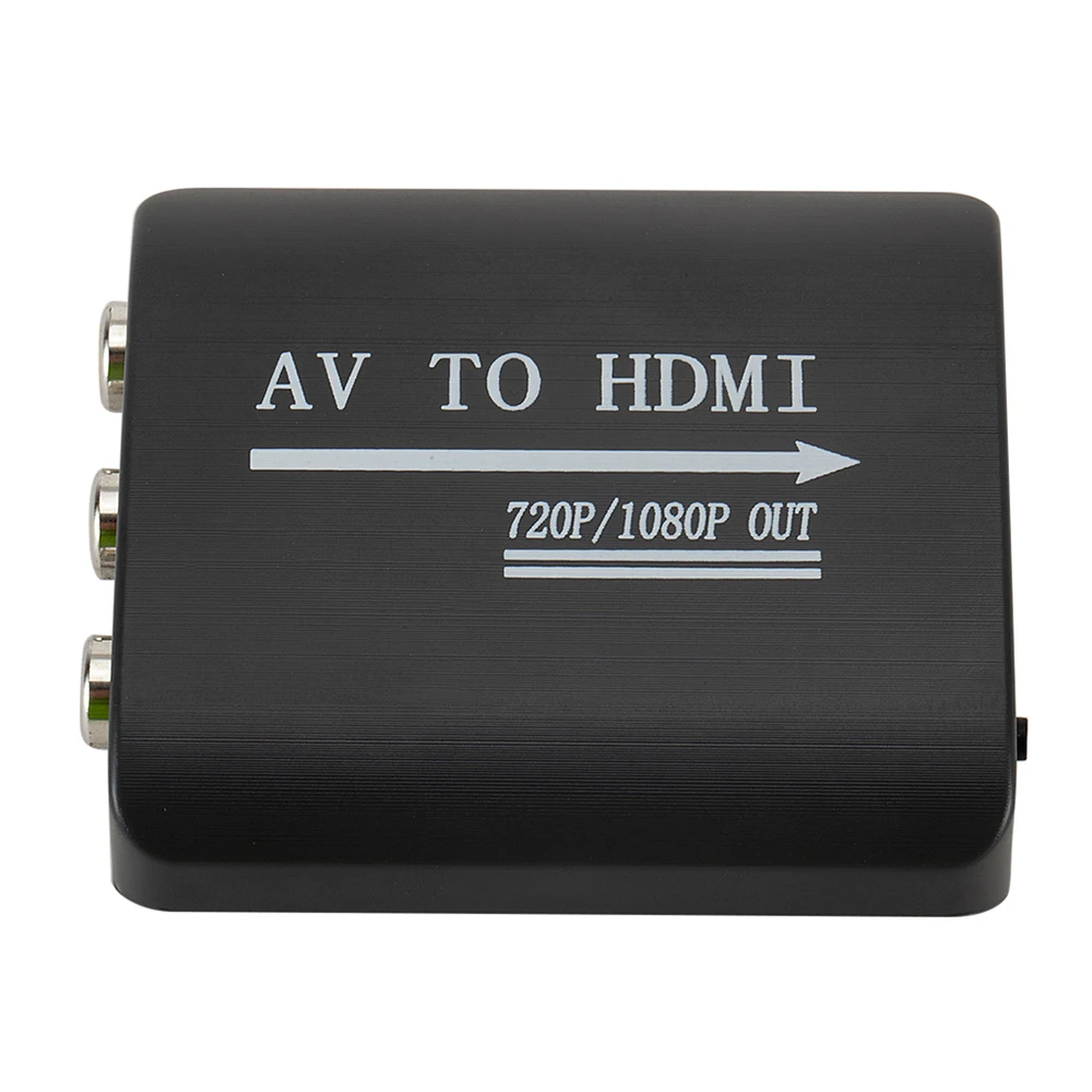 1080P Mini AV to HDMI Converter Adapter 720P Large Display with Micro USB Power for HDTV TV Projector Computer Notebook | Электроника