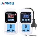 W2001 AC 110-220V Цифровая розетка регулятор термостата регулятор температуры микрокомпьютер розетка-50  110C NTC датчик