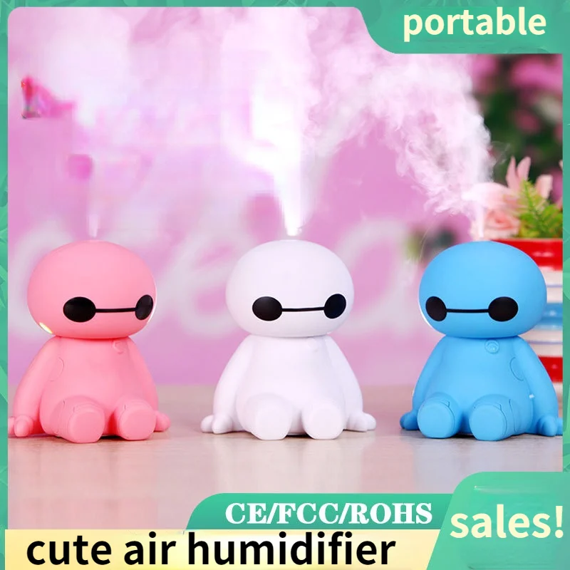 

Mini Cute Air Humidifier Home Car Vehicle Air Purifying Humidifying Aromatherapy Diffuser Mist Sprayer USB Charging Atomizer