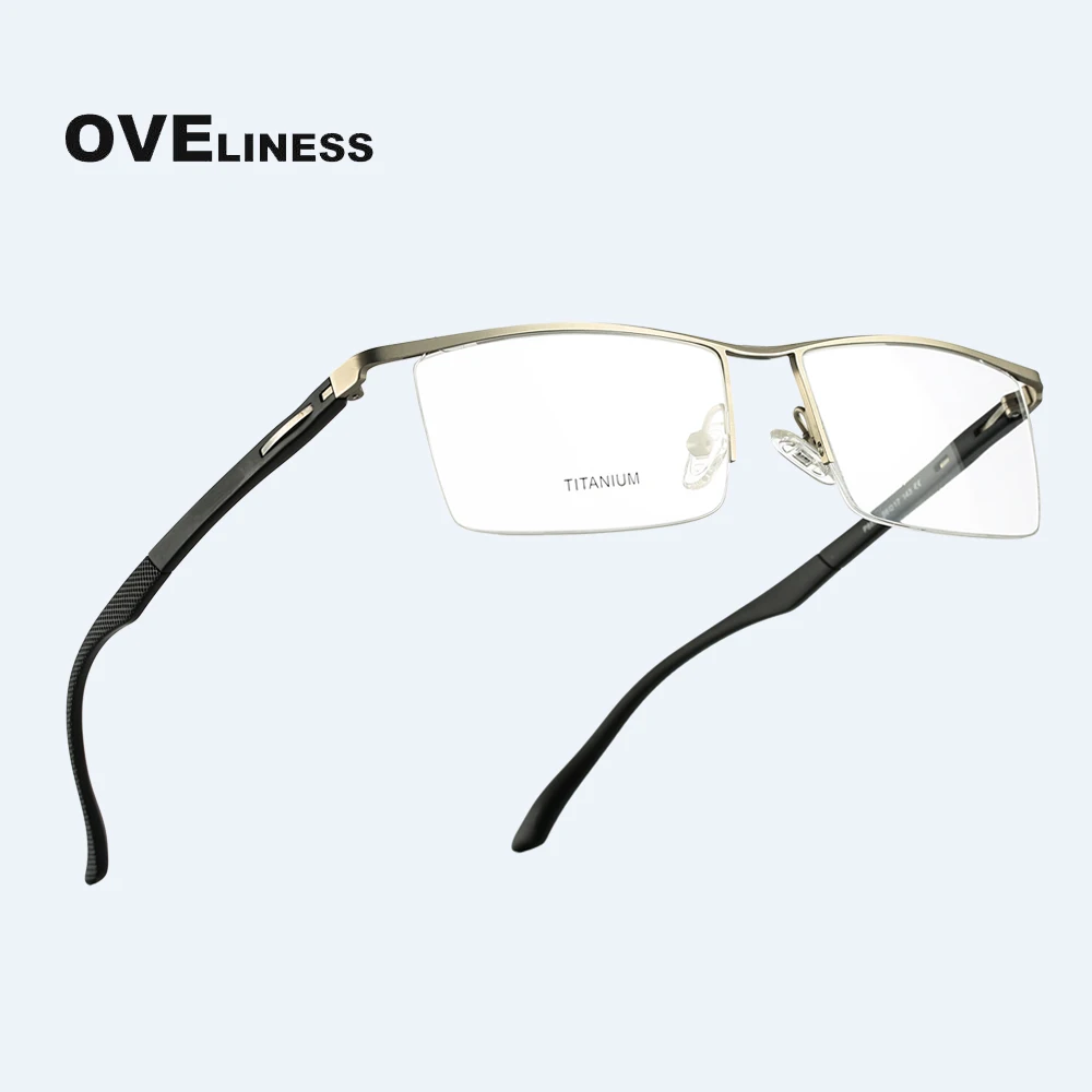 

Titanium Alloy Square Glasses Frames Women Men 2020 Fashion Eyeglasses Myopia Prescription Transparent Screwless Eyewear frames