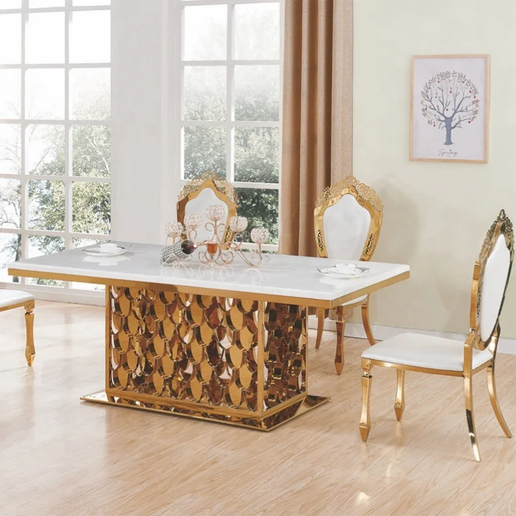

Light Luxury Marble Dining Table Hotel Restaurant 10 Seater Dining Table Set Home Dining Room Tables