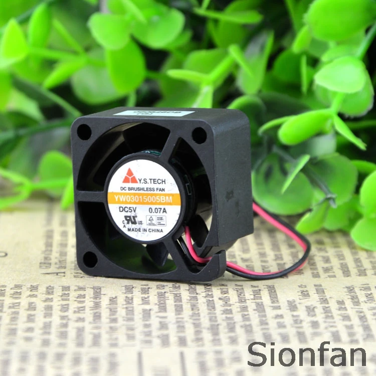 Для Yuanshan YW03015005BM 5V 0.07A 3 см 3015 mute в форме ручки с двумя шарами кулер ноутбука Тесты