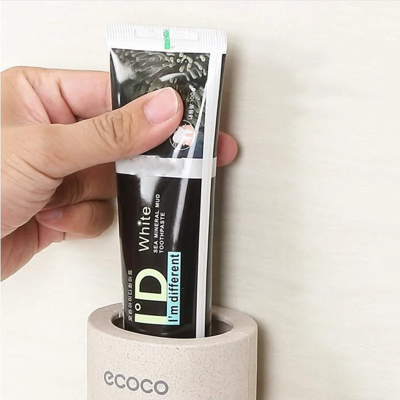 

Automatic Toothpaste Dispenser Bathroom Accessories Set Toothpaste Squeezer Wall Mounted Stand Toothpaste Holder Rack