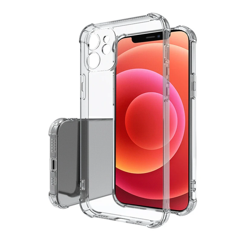 Противоударный прозрачный силиконовый защитный чехол для объектива камеры iphone 12