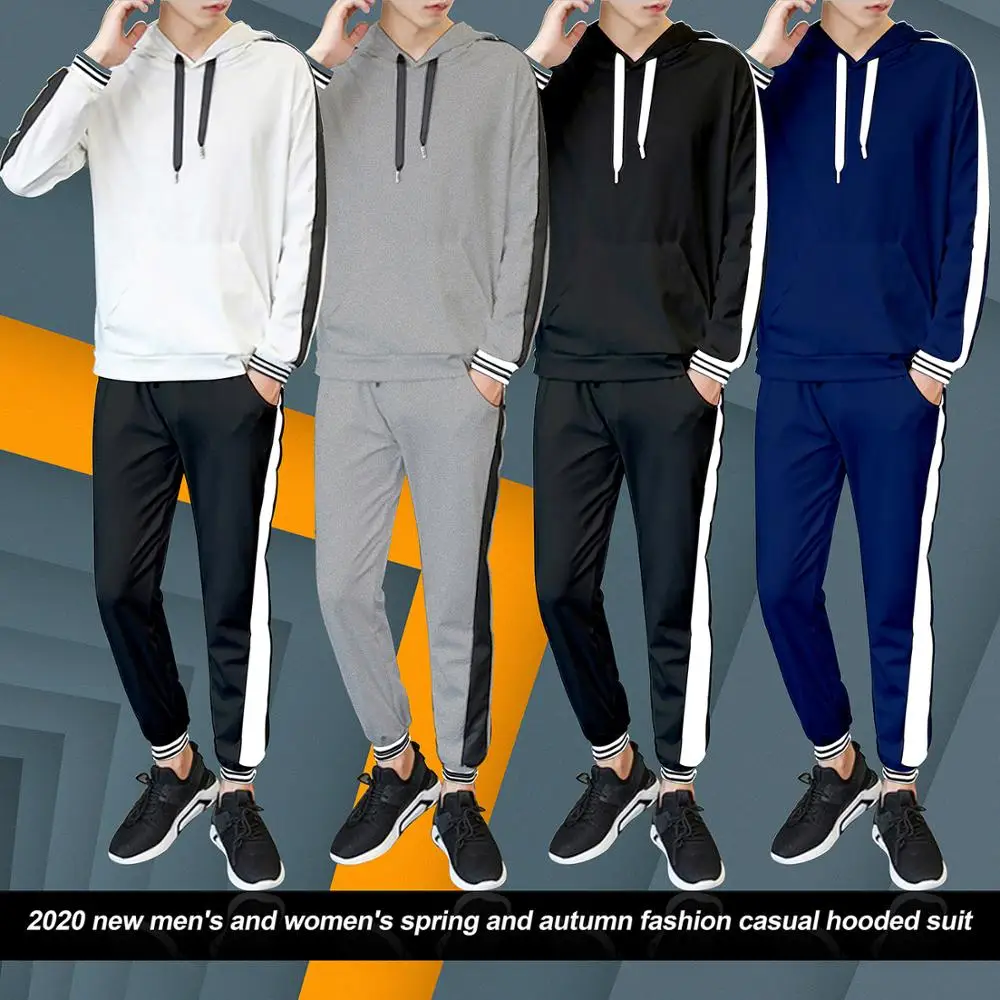 

Men's Suits Autumn And Winter Men's Wear 2020 Autumn And Winter New Hooded Sports And Leisure Trend Brand Fashion Suit