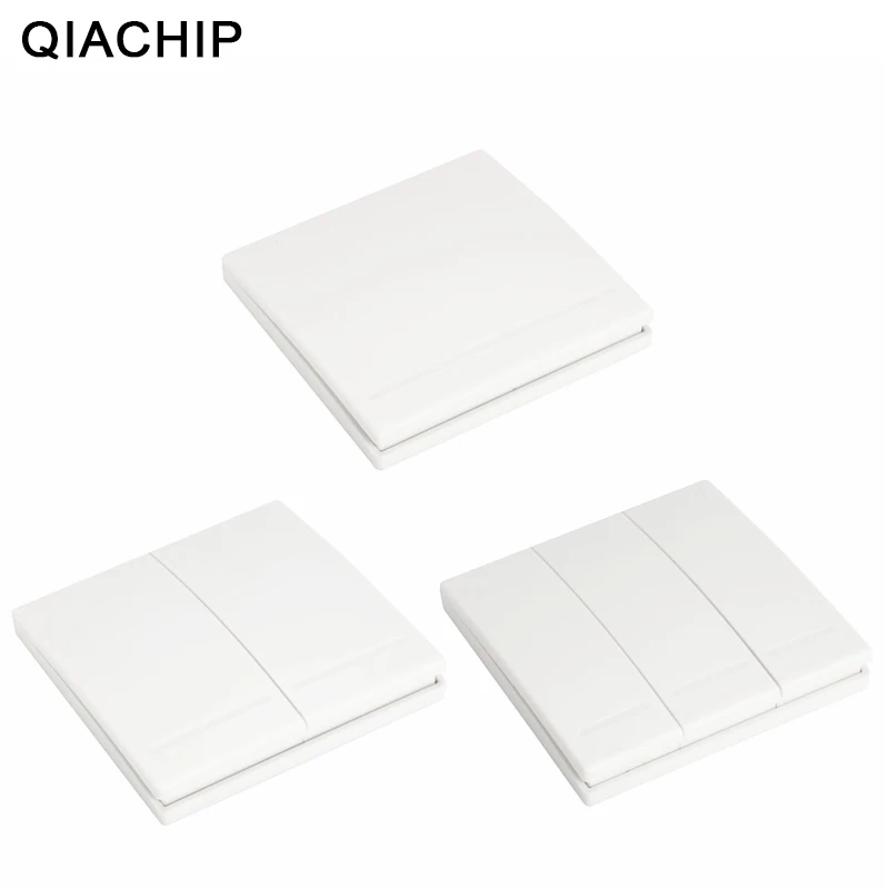 

QIACHIP Wall Remote Control Switch 433 Mhz Wireless RF Transmitter AC 220V 12V 100V 110V Receiver For Smart Home Lights Switches