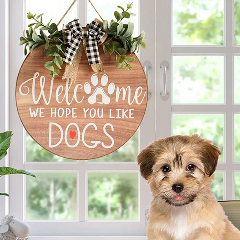 Wooden Door Signs DIY Home Decor Name Plate Twine Easy To Hang Wood Gift for Living Room 2021 | Дом и сад