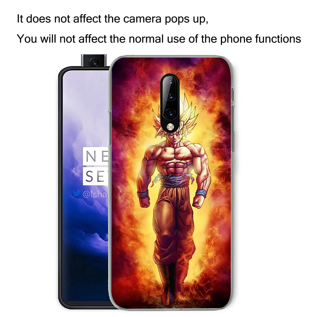 Dragon Ball Dragonball z goku жесткий пластиковый чехол для сотового телефона Oneplus 7 7T Pro 6 6T 5 5T