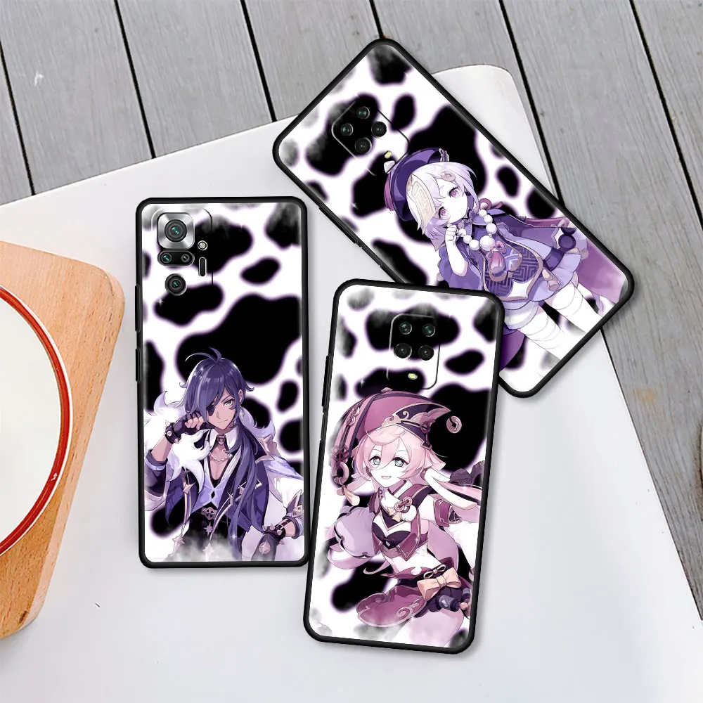 

Hot Sale Case for Xiaomi Redmi Note 9S 9 8 7 8T 9T 10 Pro K40 9C 9A A 8A 7A 6 Tpu Phone Capa Cool Genshin Impact Soft Cover