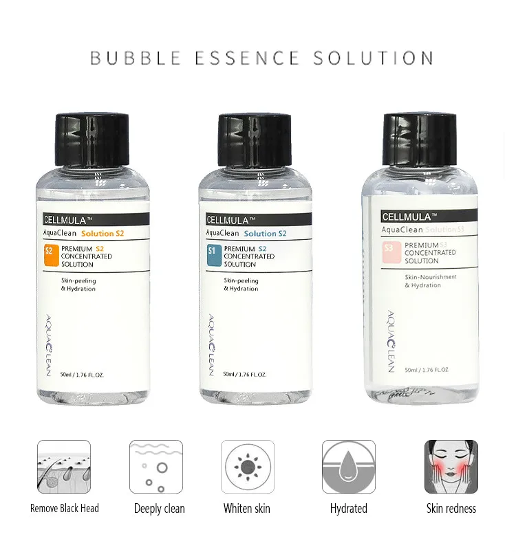 Arrival Aqua Peeling Solution 3 Bottles 50ML Aqua Facial Serum Hydra Facial Serum For Normal Skin Fast