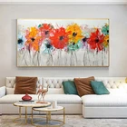 RELIABLI красочные цветочные картины абстрактный Холст Плакаты и принты на стену для гостиной домашний Декор без рамки