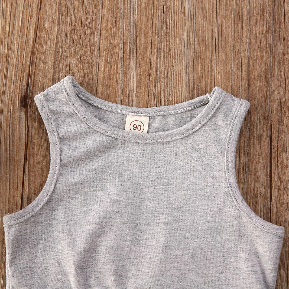 Girls clothes fashion sports two-piece cotton waist vest + yoga fitness training pants 1-5year old Beibei sweet Quality clothing | Детская