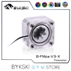 Bykski матовый расходомер воды, мониторинг потока для компьютерного водяного охлаждения, синхронизация RGBARGB, B-FMpa-V3-X