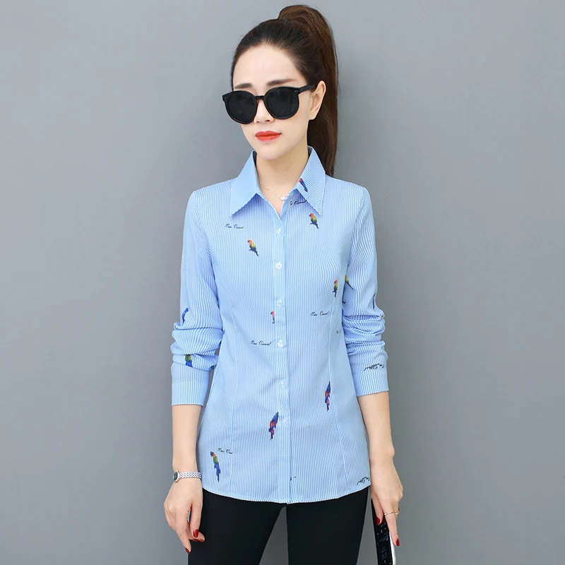 #2938 с длинными рукавами рубашки женские тонкие размера плюс 5XL повседневный или