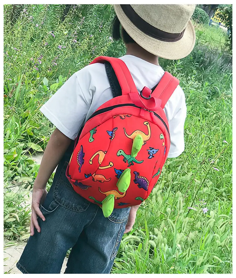 2021 Boys Kids Kindergarten SchoolBags Girls Animal Rucksack Toddler Snack Travel Bags 3D Dinosaur Backpack