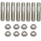 Фланцевые гайки 8X 4x M8 из нержавеющей стали M8x35 для Yamaha Fazer VMAX Suzuki Bandit Honda Kawasaki Ninja ZX-14R ZX-6R ZX