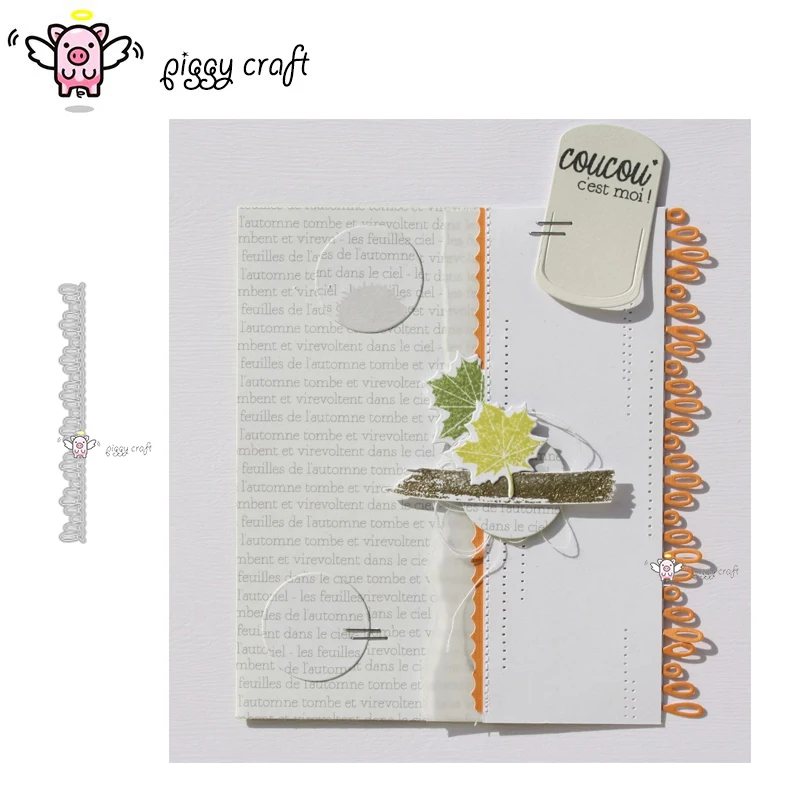 Технические металлические Вырубные штампы форма гирлянда круг Скрапбукинг