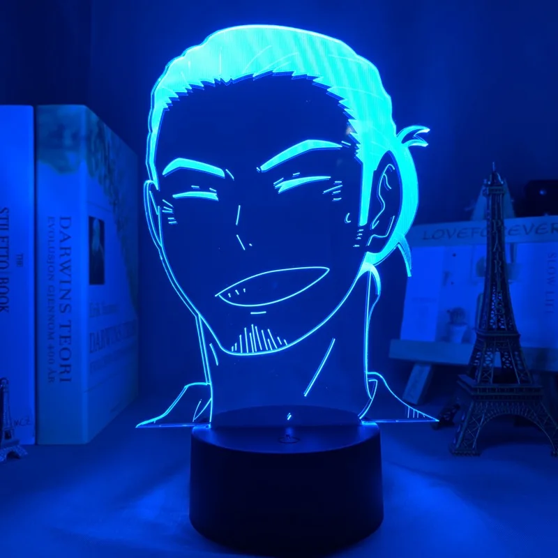 

Аниме ночной Светильник Asahi Haikyu, ночсветильник для спальни, декор для детей, подарок на день рождения, манга, 3d лампа, сделка