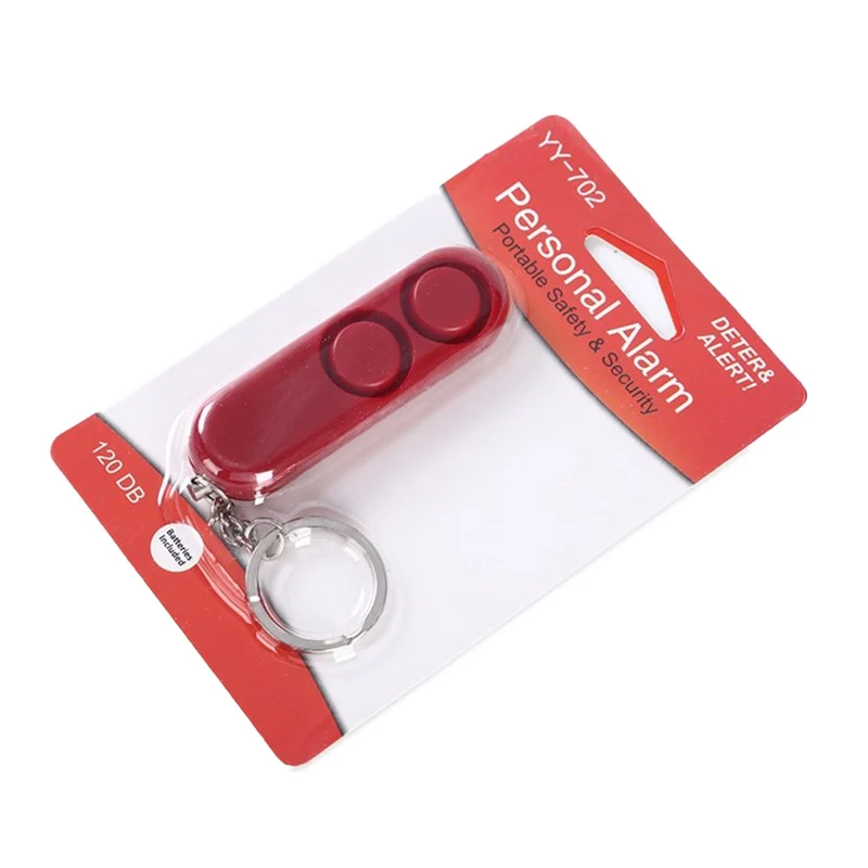 

1 set of Defense Plastic Self Defense Dual Speakers Loud Alarm Alert Safety Personal Security Keychian