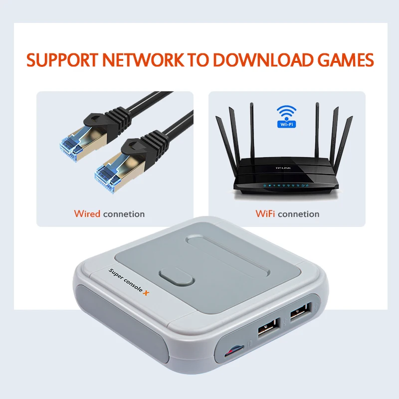 Ретро супер консоль X Pro 4K HD ТВ видео игровые консоли для PS1/PSP/N64/с 40000 + игр с