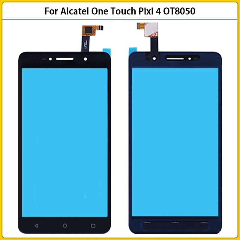 

10PCS For Alcatel One Touch Pixi 4 OT-8050D OT8050 8050 8050D Touch Screen Panel Digitizer Sensor TouchScreen LCD Front Glass