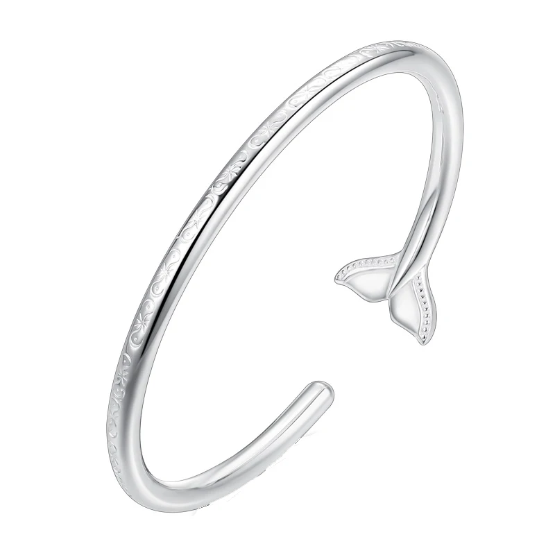 

valentine's day fine silver 999 silver bracelet female dolphins lovers to send his girlfriend a birthday present