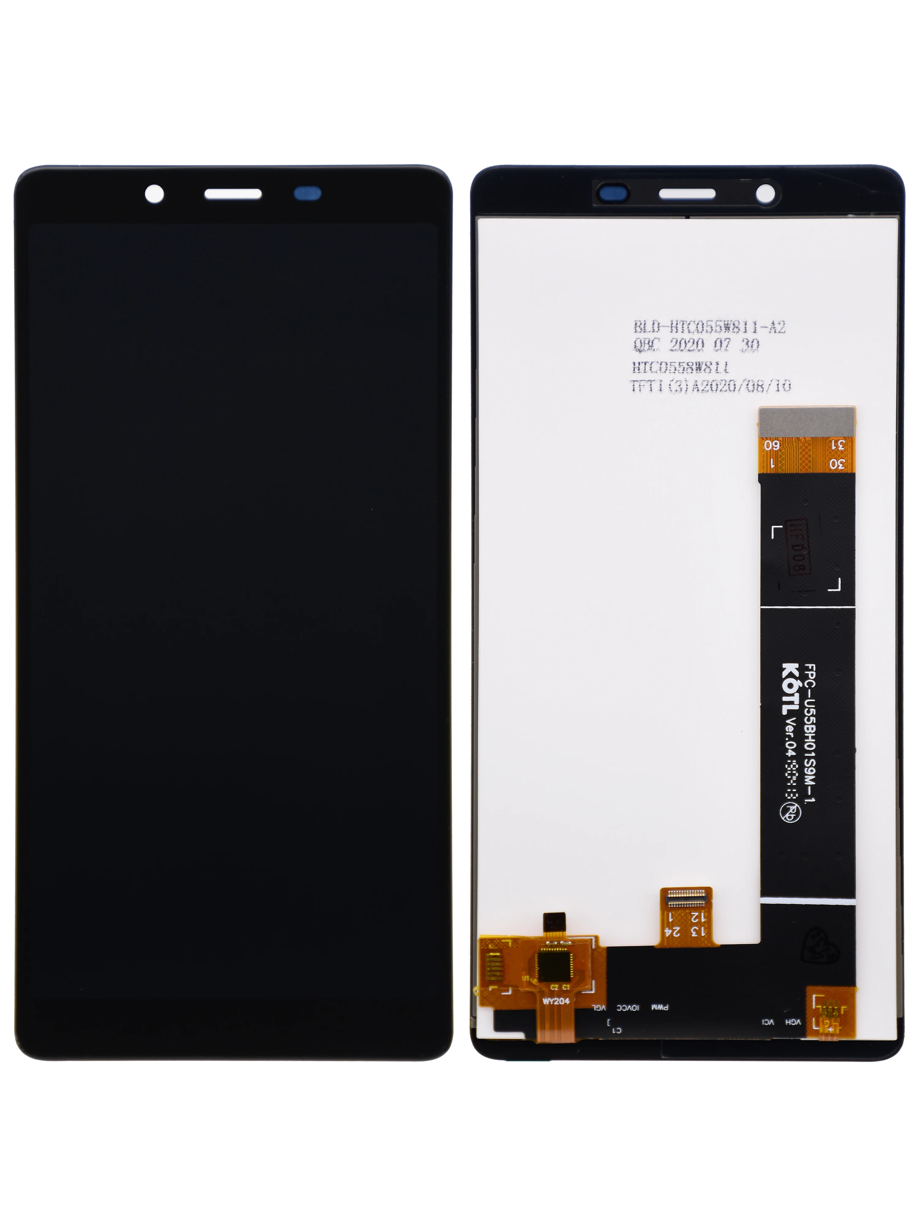 Pantalla LCD de 5,45 pulgadas para m&oacute;vil, montaje de digitalizador con pantalla t&aacute;ctil de repuesto para Nokia 1Plus, LCDTA-1130, TA-1111, TA-1123, TA-1127-1