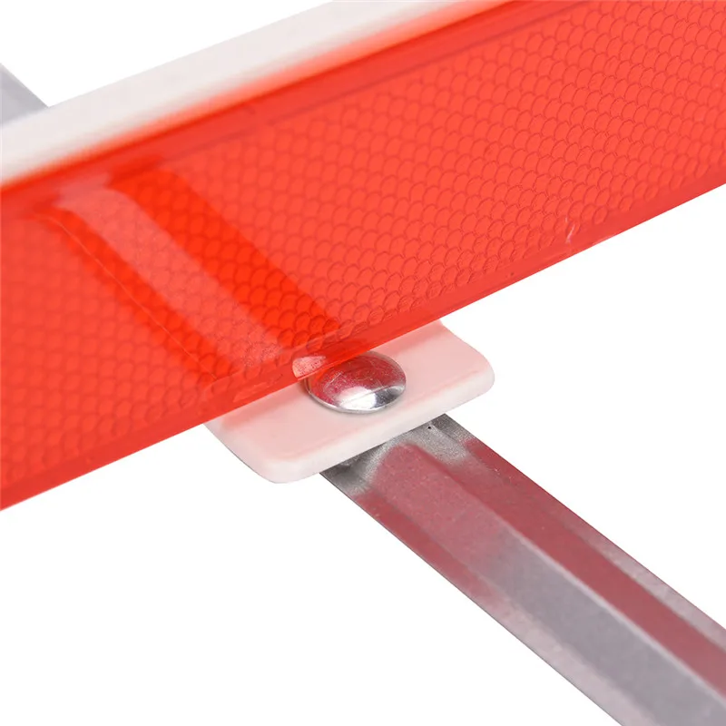 Автомобильный предупреждающий треугольник красный светоотражающий сигнал об