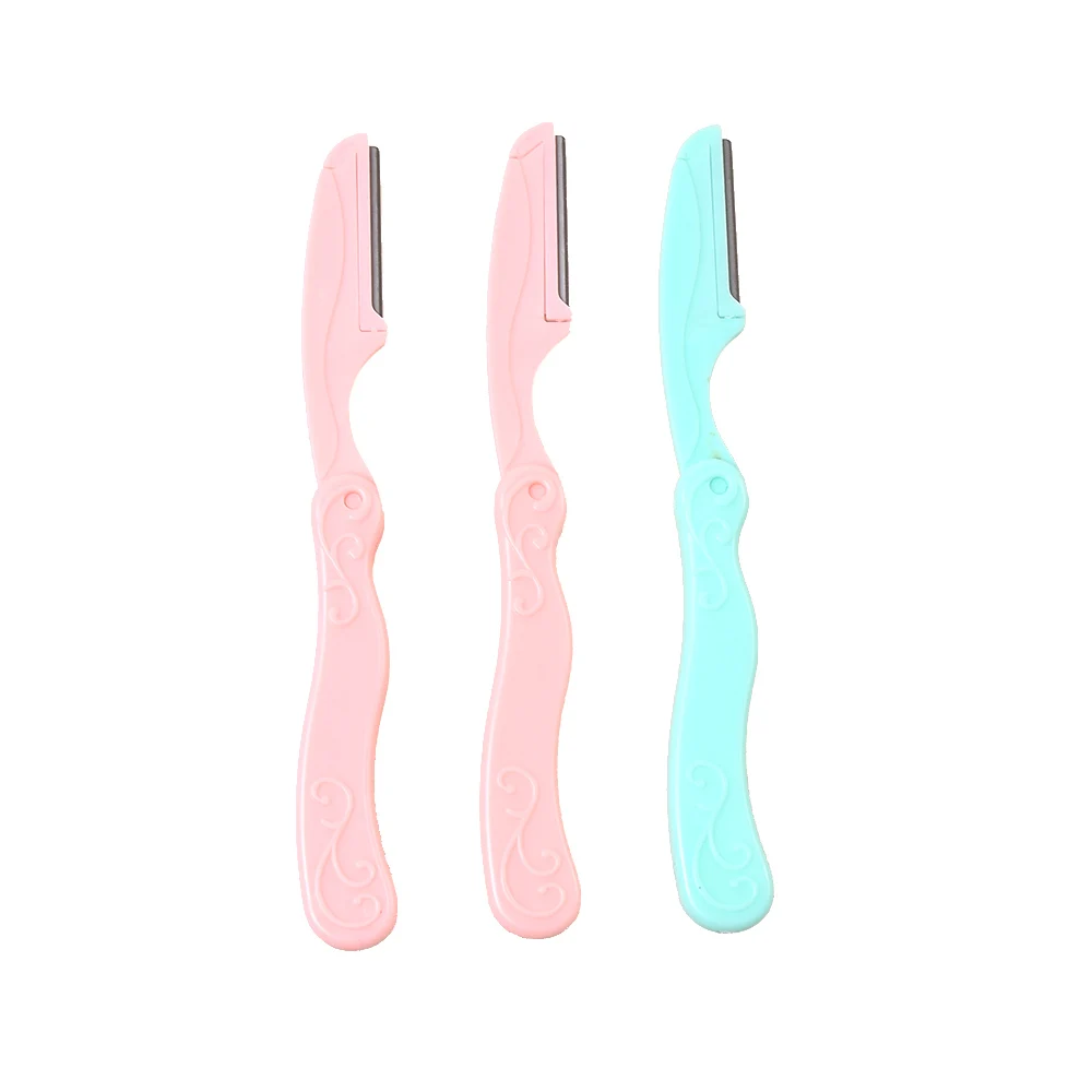 

3pcs Eyebrow Trimmer Blade Shaver Portable Face Razor Eye Brow Epilation Hair Removal Cutters Safety Razor Woman Makeup Tools