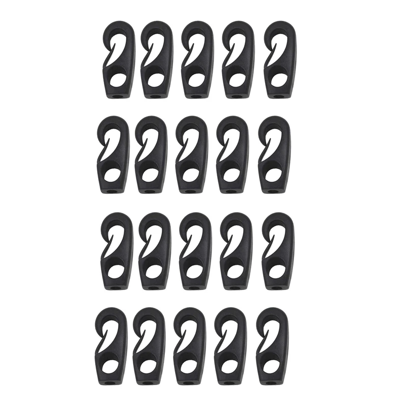 Комплект ударного шнура 20 шт. амортизирующий крючок для Каяка эластичный шнур