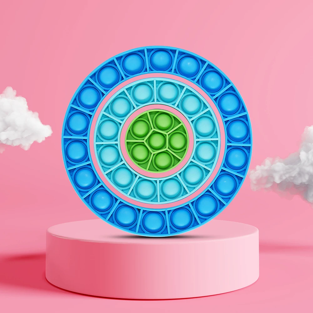 

Сращивающиеся кольца, пузырьковая игрушка, силиконовая игрушка для снятия стресса с особыми потребностями, концентрация аутизма, обучающи...