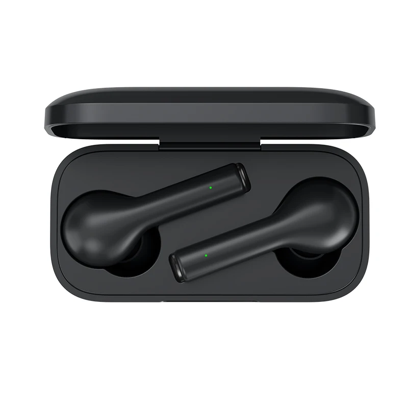 QCY-T5-Black T5 беспроводные Bluetooth наушники V5.0 сенсорное управление стерео HD говорящий с батареей 380 мАч - Цвет: QCY-T5-Black