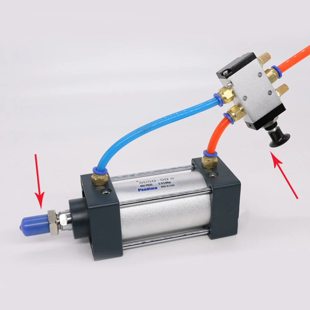 

4R210-08 Pneumatic valve Push Pull Pneumatic Valve 5 Ways 1/4" BSPT Connector