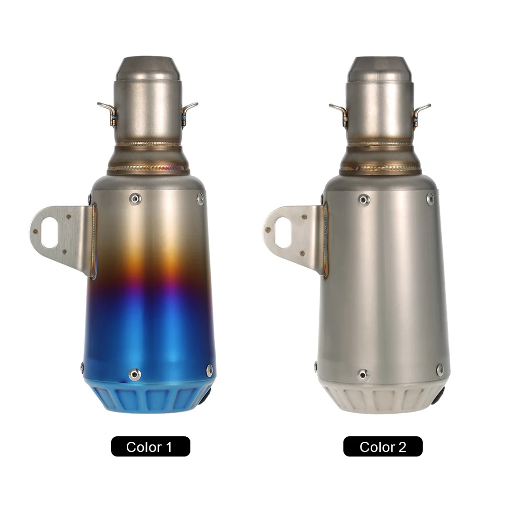 51mm Stainless Frosting Noise Reduction Refit Exhaust Muffler Pipe for Motorcycles ATVs | Автомобили и мотоциклы