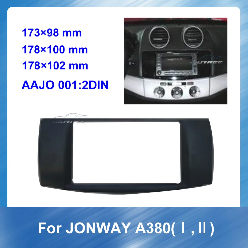 

2 Din Car Radio Fascia Auto Multimedia fascia For JONWAY A380 Car DVD frame Panel Dashboard ABS plastic Installation