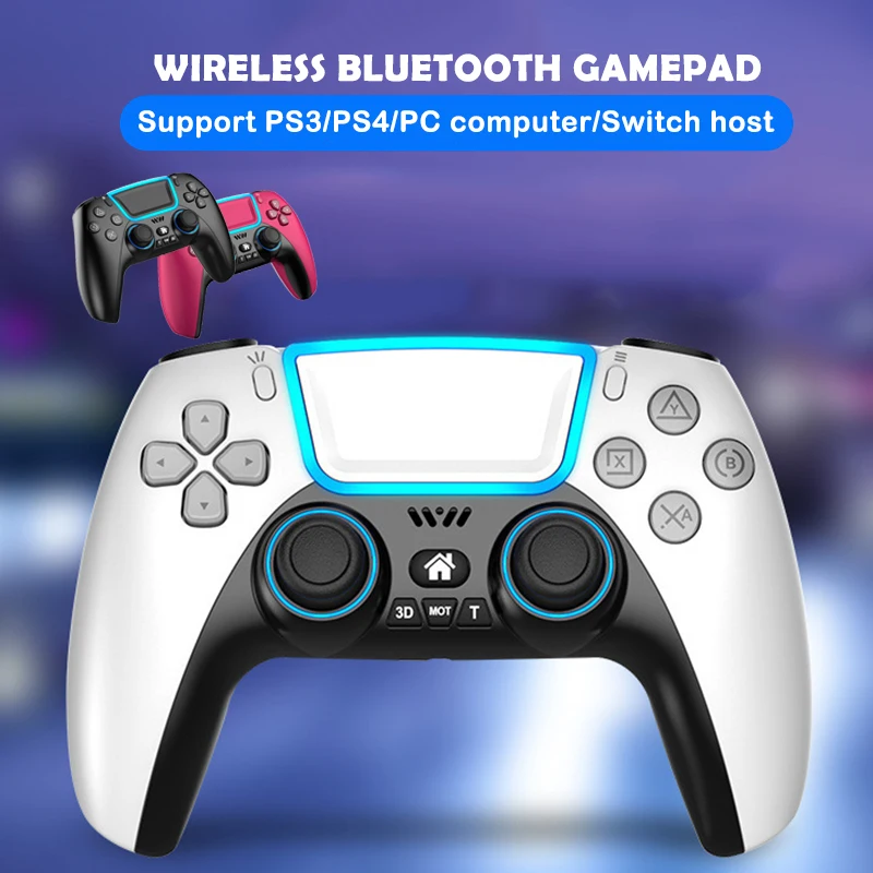 

Wireless Gamepad Controller Six-axis Vibration PS4/PC/Switch Bluetooth Game Handle Joystick For Video Game Console Accessories