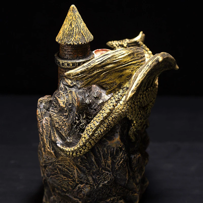 

Backflow Incense Burner Tower Incense Ceramic Burner Fragrance Holder Censer Creative Aromatherapy Smoke Reflux Incense Stick