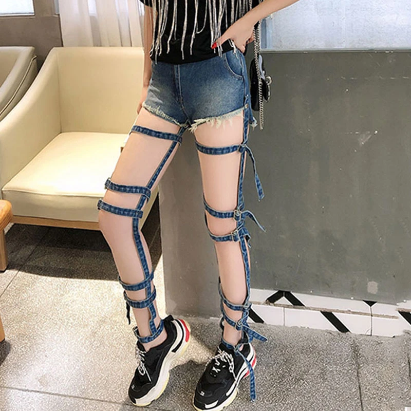 Женские джинсовые брюки в стиле Харадзюку летние лоскутные облегающие джинсы с