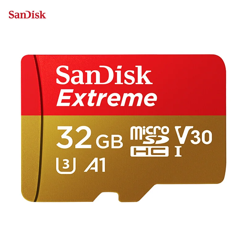 Карта памяти MicroSD Sandisk 128 ГБ A2 A1 V30 U3 64 32 |
