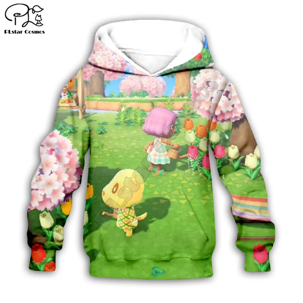 

Animal Crossing 3d printed Hoodies kids zip hoodies boy/girl funny Anime Sweatshirt Tracksuit/pants/family t shirt style-3