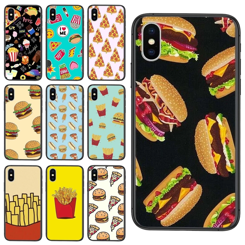 Хорошее качество милая еда картофель фри гамбургер пицца горячая Мягкая