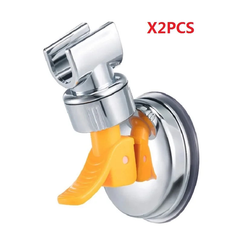 

2PCS Suction Cup Shower Head Holder For Bathroom Accessories Wall Mount Bathroom Removable Handheld Showerhead Sprayer Bracket